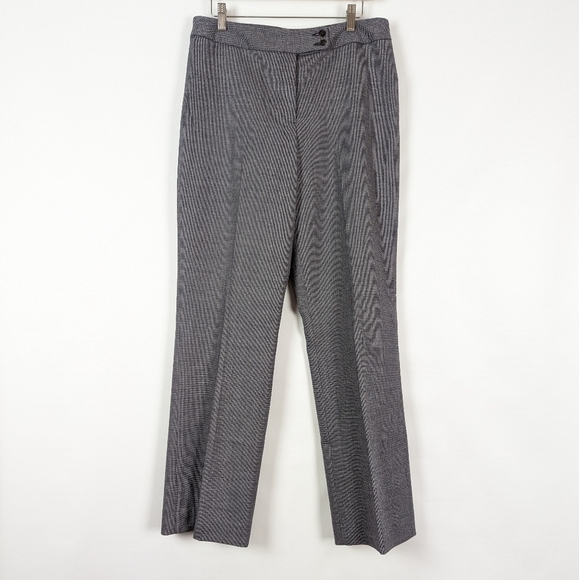 Pendleton Savvy Stretch Wool Dress Pants Slacks 10 Navy Blue Gray Straight Leg - Picture 12 of 12